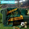 Custom Name Blanket Athletics Oakland Emblem Blanket Bedding Blanket for Travel, Camping, Living Rooms, Offices, Sofas, Fan Christmas gift