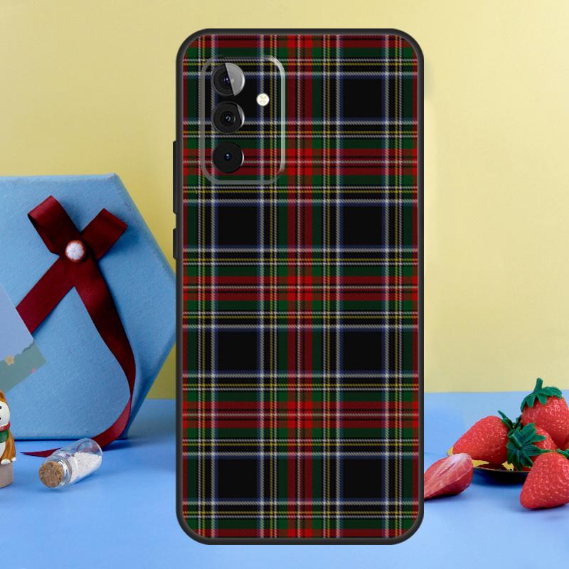 Clan Stewart Dress Tartan Pattern Case For Samsung Galaxy A15 A17 A55 A35 A32 A52 A13 A33 A53 A14 A34 A54 A06 A16 A26 A36 A56