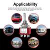 Heschen Mini Toggle Switch, MTS-223, (ON)-Off-(ON) Momentary Type, DPDT, 6 Pin, 2A 250V, 6A 125V, Pack of 5