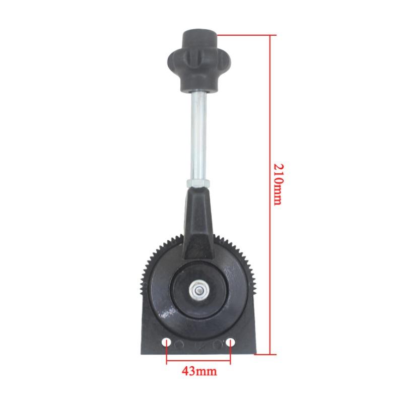 Excavator Manual Throttle Control for Harvester Tractor Ship Manure Spreader Throttle Cable Assembly Self-locking Controller
