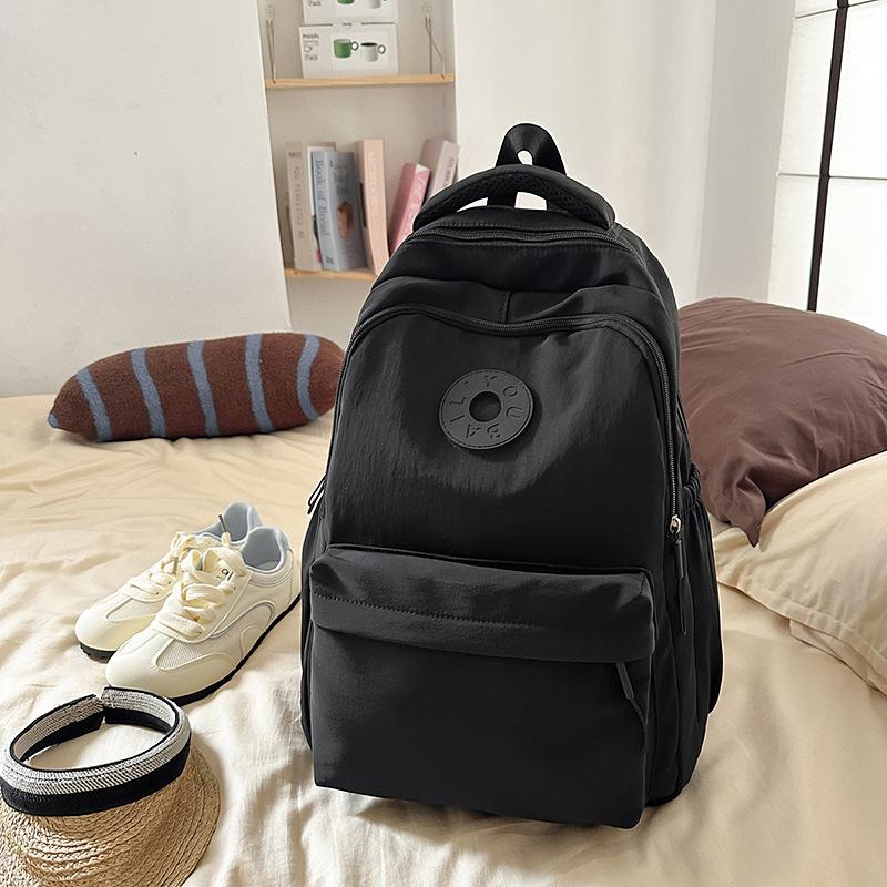 School bag new Harajuku fresh and sweet candy-colored backpack junior high school students lightweight large-capacity backpack