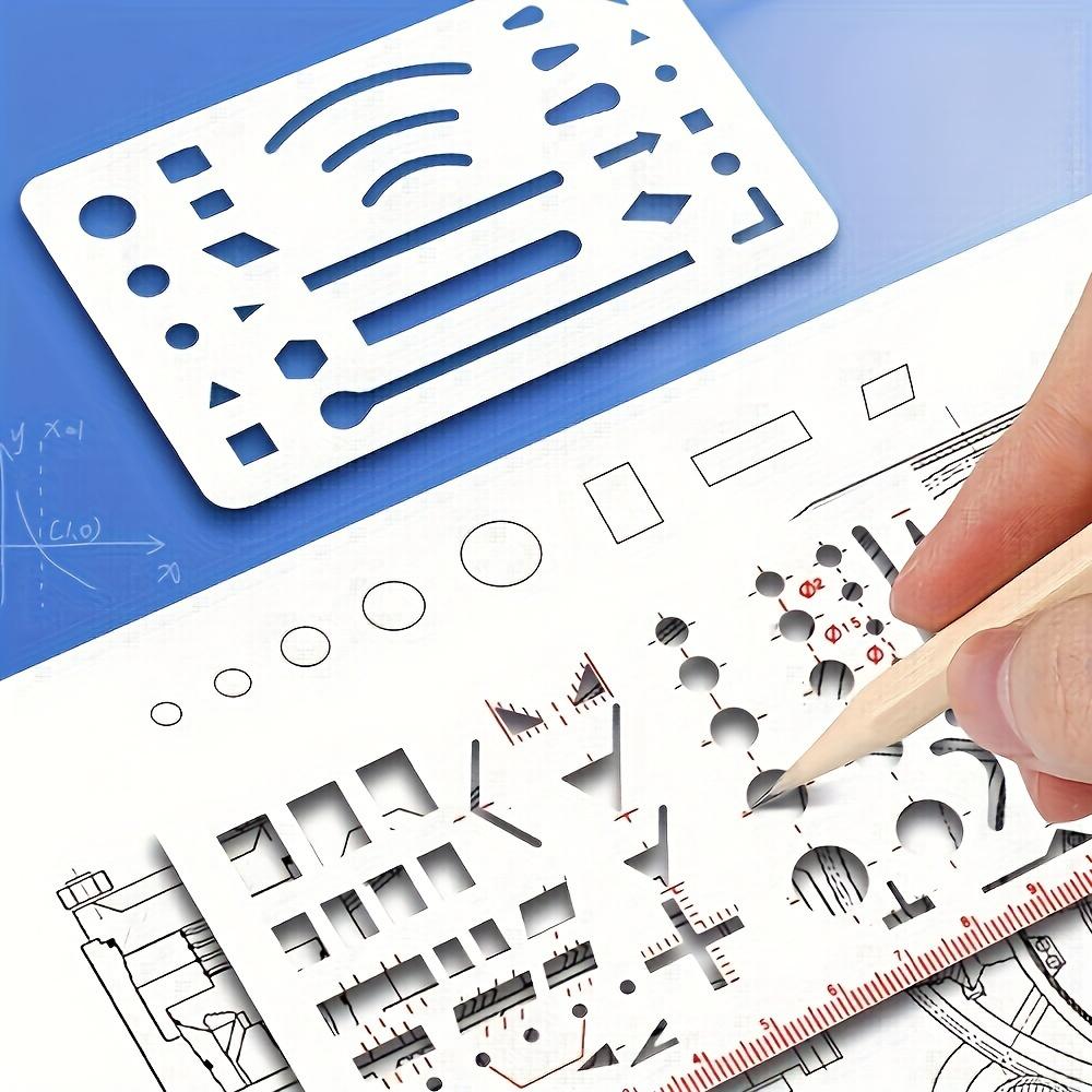 22pcs Professional Precision Compass Drafting Set with Heavy-Duty Metal Construction - Comprehensive Geometry Tools Kit with Protractor, Compass,