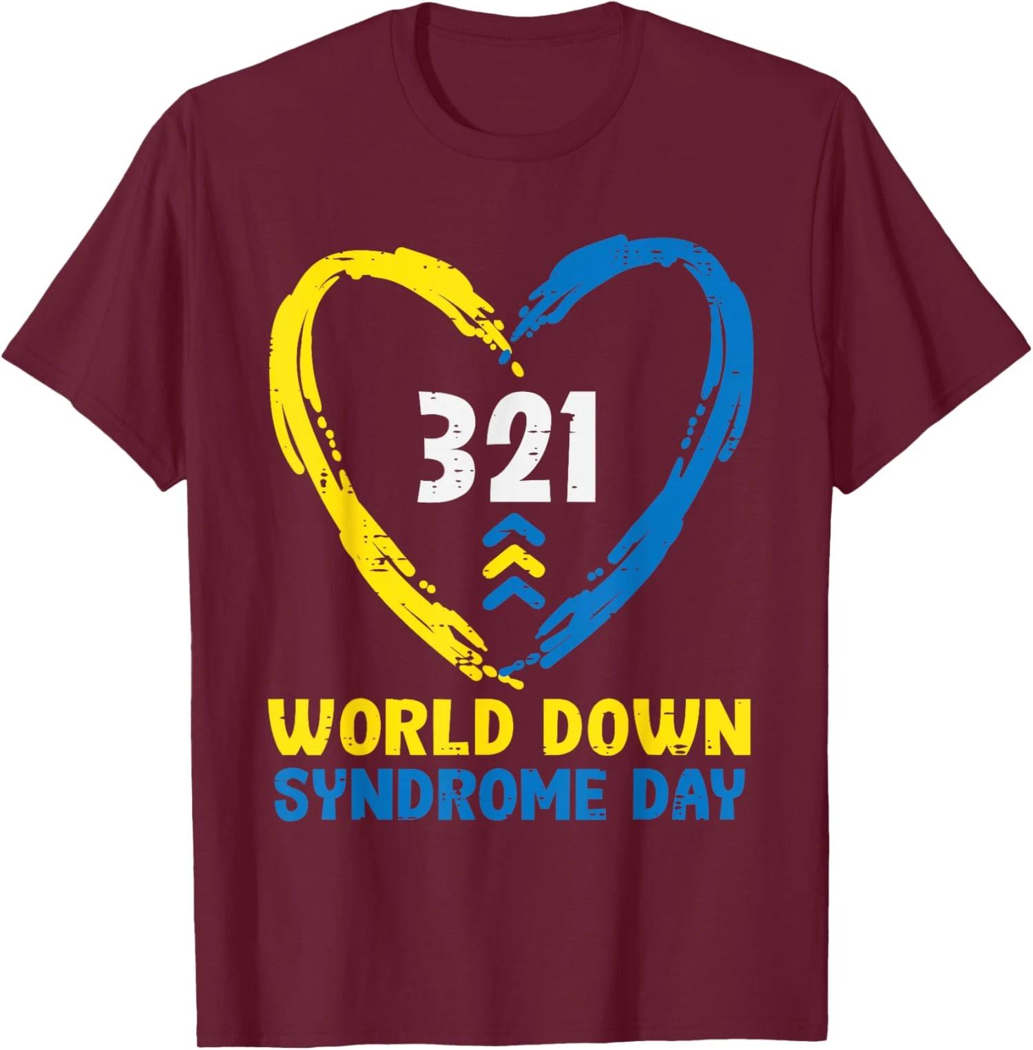 

World Down Syndrome Day Arrows 321 Awareness T shirt 4XL