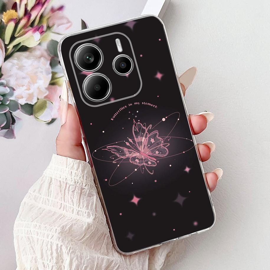 For Cover Xiaomi Redmi Note 14 4G Phone Case Luxury Marble Machine Soft Silicone Slim TPU Funda For Redmi Note 14 4G Note14 Capa