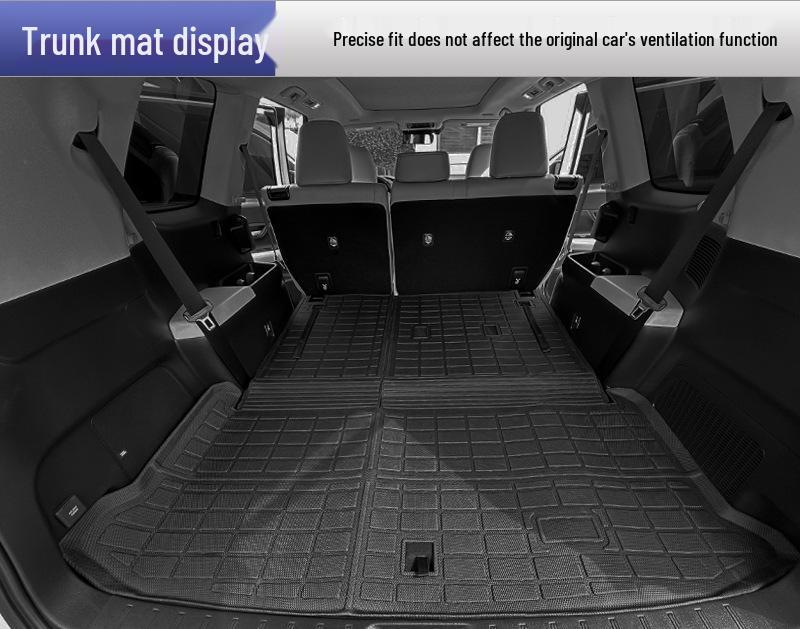 2024 Hyundai Kona EV 3D Floor Mats & TPE Trunk Backrest Mat Set