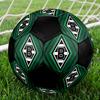 Pallone da Calcio Borussia Taglia 5 Colorato Cucito a Macchina PVC Pronto per la Competizione Resistente Alta Rimbalzabilità