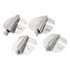 4Pcs Sewing Rolled Hemmer Foot Improved Efficiency Rolled Hem Presser Foot for Vintage Household Sewing Machine