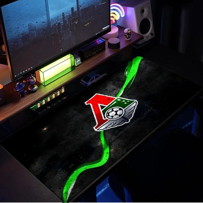 Lokomotiv Moscow mouse pad, rubber base, esports desk mat, mouse pad for gamers and office use, gaming desk , easy to clean mat