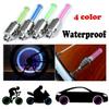 Tire Valve for Car, Bicycle, Motorcycle, LED Flash Light, Wheel Valve Cap, Good Quality Light, 2 P YELLOW -WGHY1709