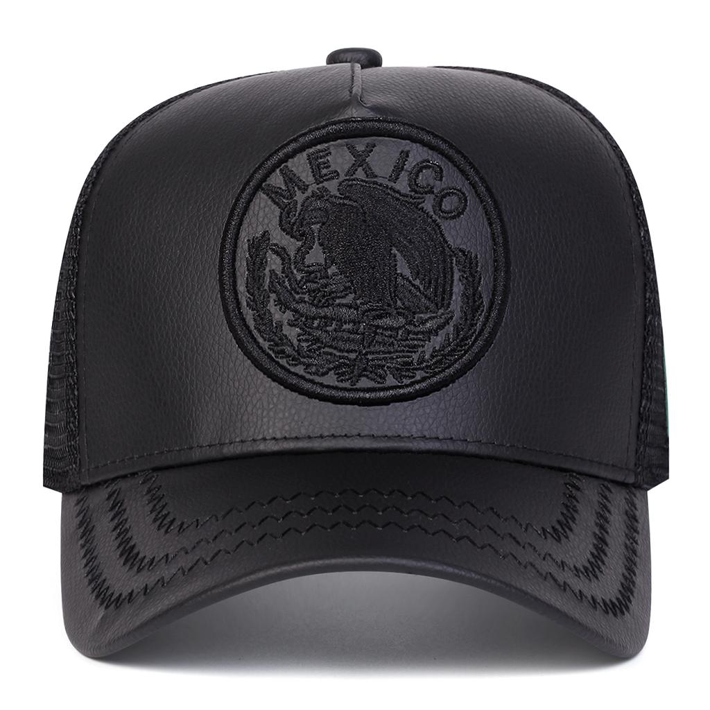 Men Mexican Eagle Embroidered Baseball Cap Mesh Hat Outdoor Adjustable Sunscreen Leisure Hat Spring Autumn Travel Tourism Beach Vacation