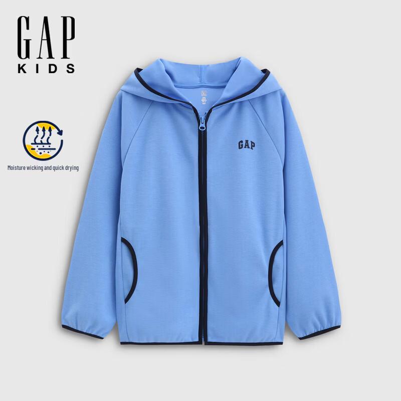 

GAP Boys Quick-Dry Logo Hooded Zip Jacket 140/68