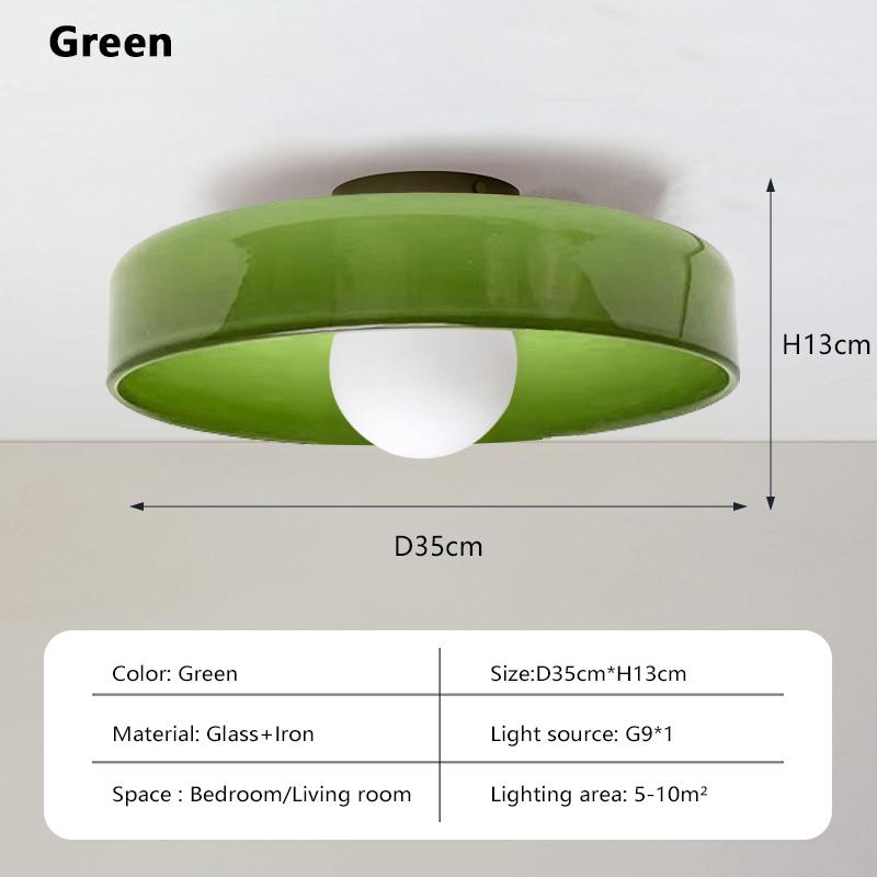 Nordic 35cm Ceiling Light Glass G9 Source Room Decor Wall Lamp Bedroom Living Room Interior Home Decoration LED Lighting Fixture