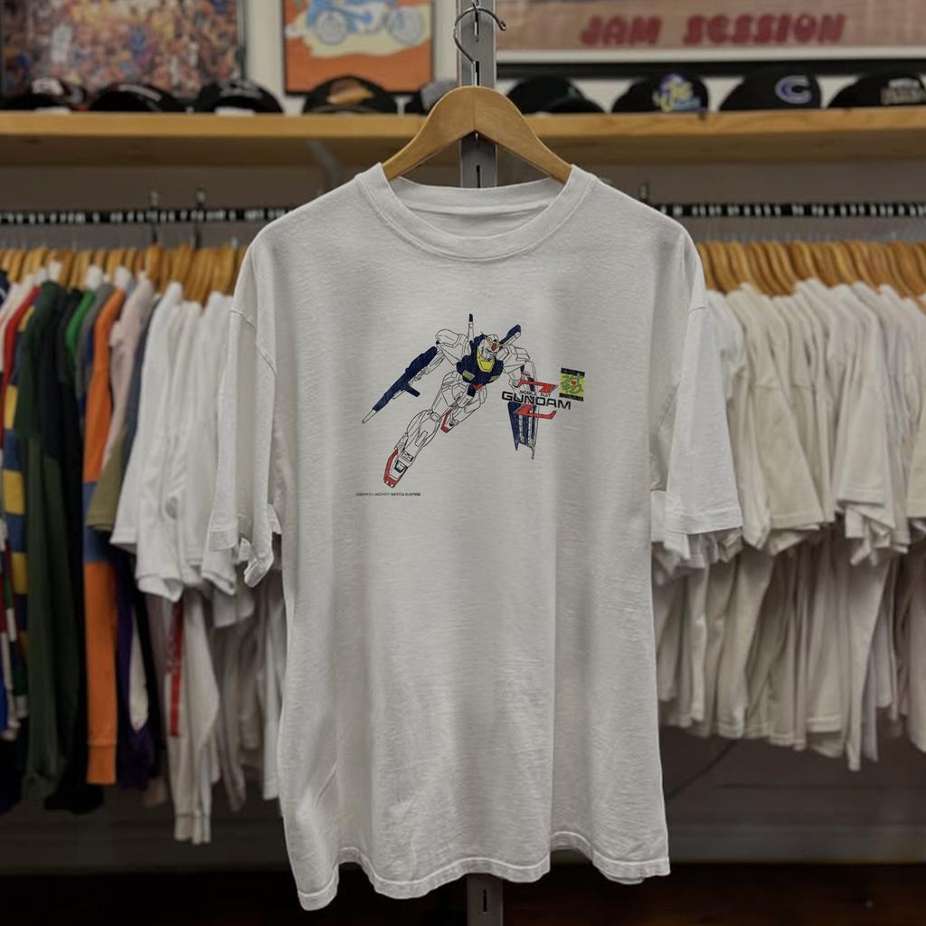 1979 Gundam Mobile Suit Aged T-Shirt White M