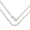 Colar Corrente Lateral Fina Cobre Fofo 40-75CM LONGO 2mm Para Mulheres Homens DIY Moda Casamento Amuleto Joias