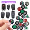 DGJLS1 5/10Pcs Aluminium Metal Car Key Emblem Stickers For Alfa Romeo 156 159 147 4C 8C 166 Giulia Giulietta Mito Stelvio Spider GT