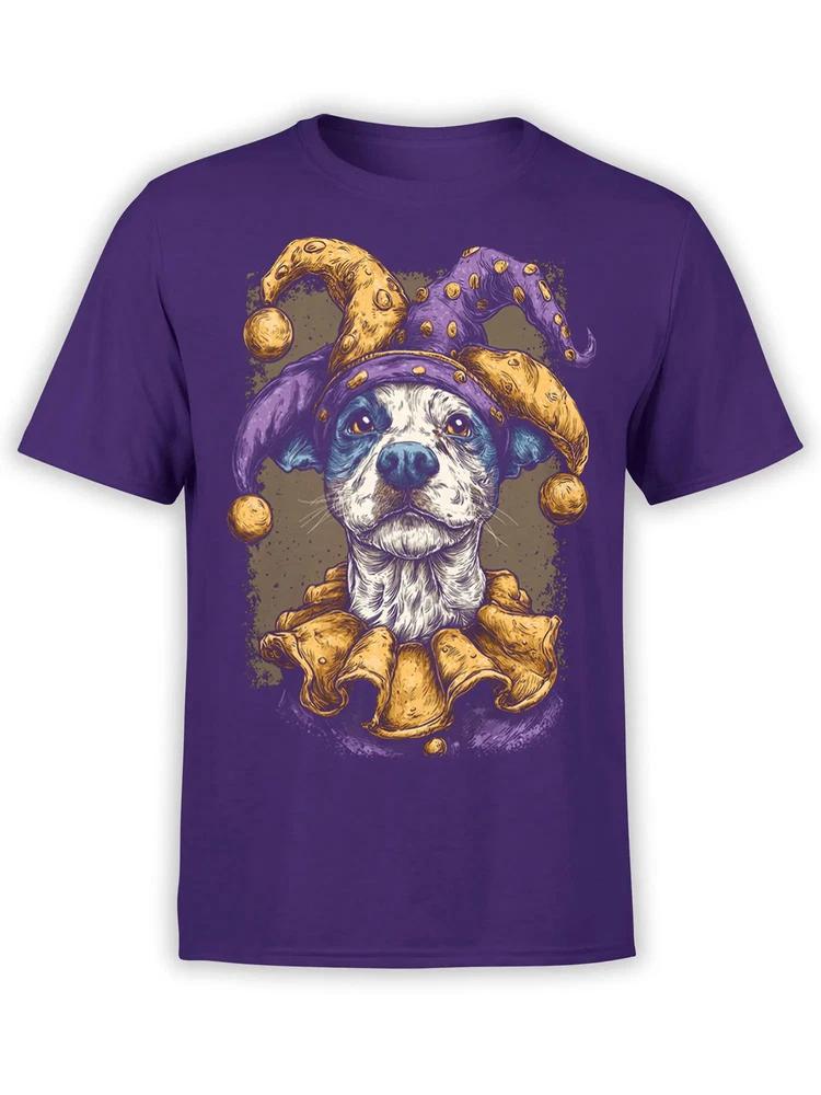 Jester Pup Dog Tshirt Unisex S