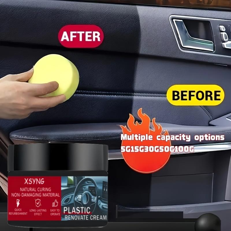 

Паста для блеска автомобиля, паста для ремонта приборной панели салона автомобиля, шин, сидений дивана с несколькими вариантами объема, подходит для автомобильных дисков и интерьеров 5G