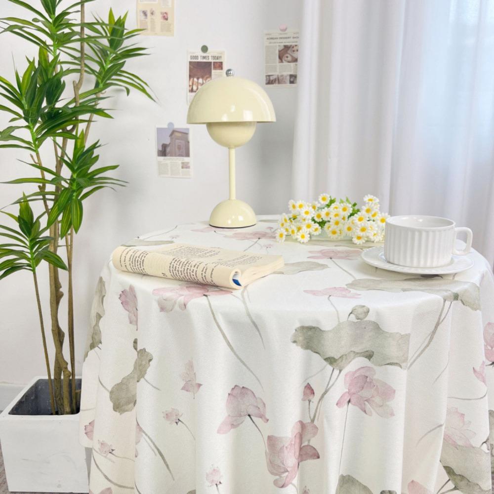 Chinese Style Printing Coffee Table Cover Vintage Picnic Mat Wedding Decor Floral Table Cloth Home