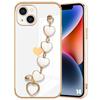 Case - E.F.CONNECTION - iPhone 14 - Heart Pattern - Shockproof Protection - Flexible