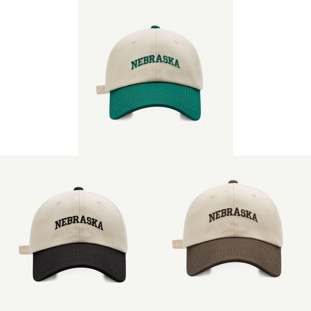 Padded Baseball Cap With Embroidered Lettering For Casual Outdoor Wear