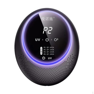 Air Purifier Sturdy Pet Odor Removal Purification for Car Office Travel Black