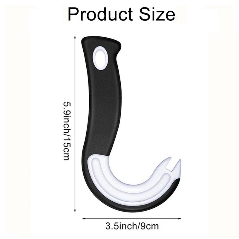 Ring Pull Can Opener J Shaped Jar Lid Opener Multifunction Can Opener Easy Grip Ring Pull Tab Cans Tins Bottles Kitchen Tools
