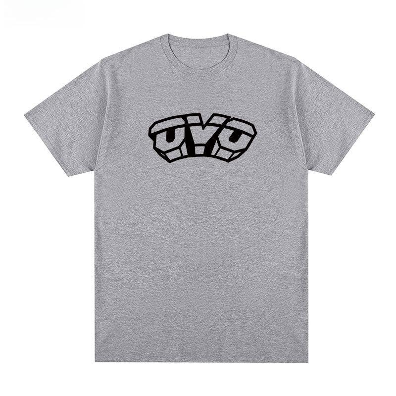 

Футболка Drake Duck Street Album Hip hop для мужчин и женщин, повседневная уличная одежда, бренд, черно-белый буквенный принт, короткий рукав XXXXL серый