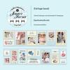 Jiyu Met Sincerity Ballet Phantom Series: Korean Style Girlish Heart Tape for Hand Account Decoration - 2nd Edition