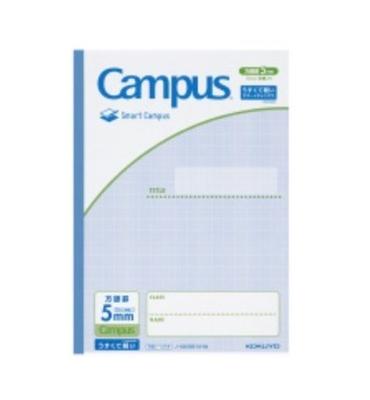 KOKUYO Campus Note 5mm Grid 10mm Solid Line Blue Set [Smart Campus] (by Use) No-GS30S10-5B 10-book