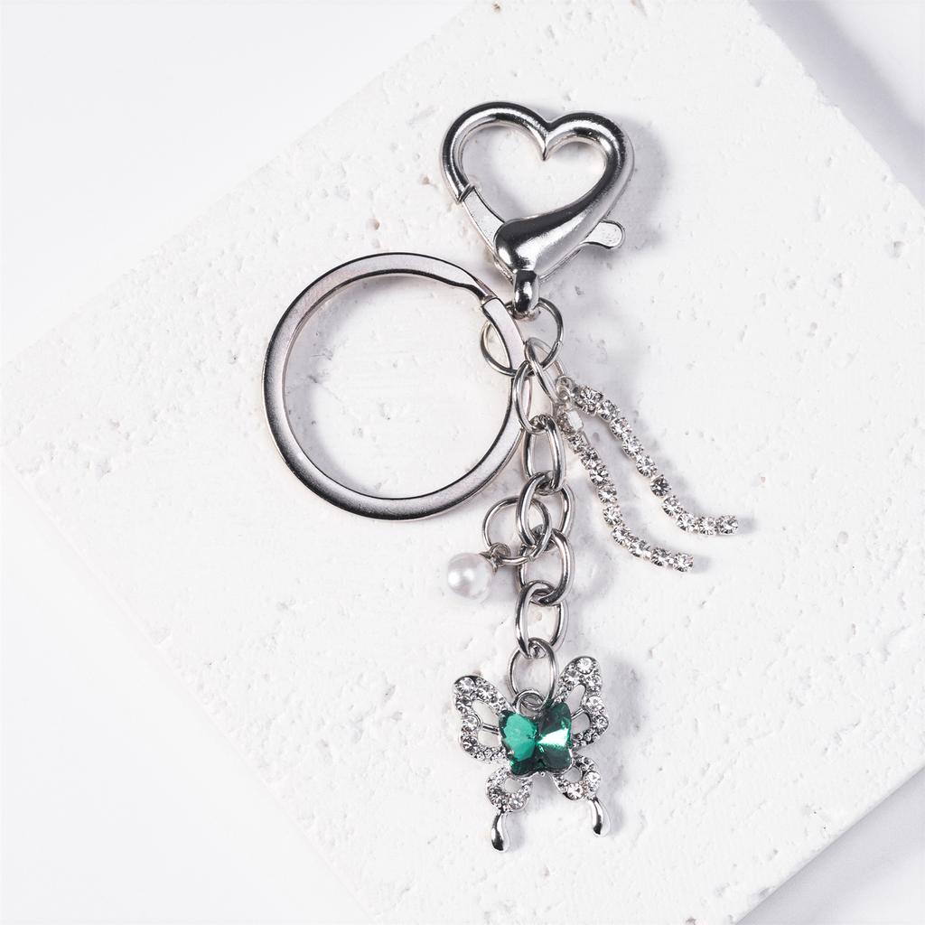 Fashion Butterfly Keychain Charm Multifuntional Bag Charm Key Accessory Alloy Texture Suitable for Key and Fashion Bags