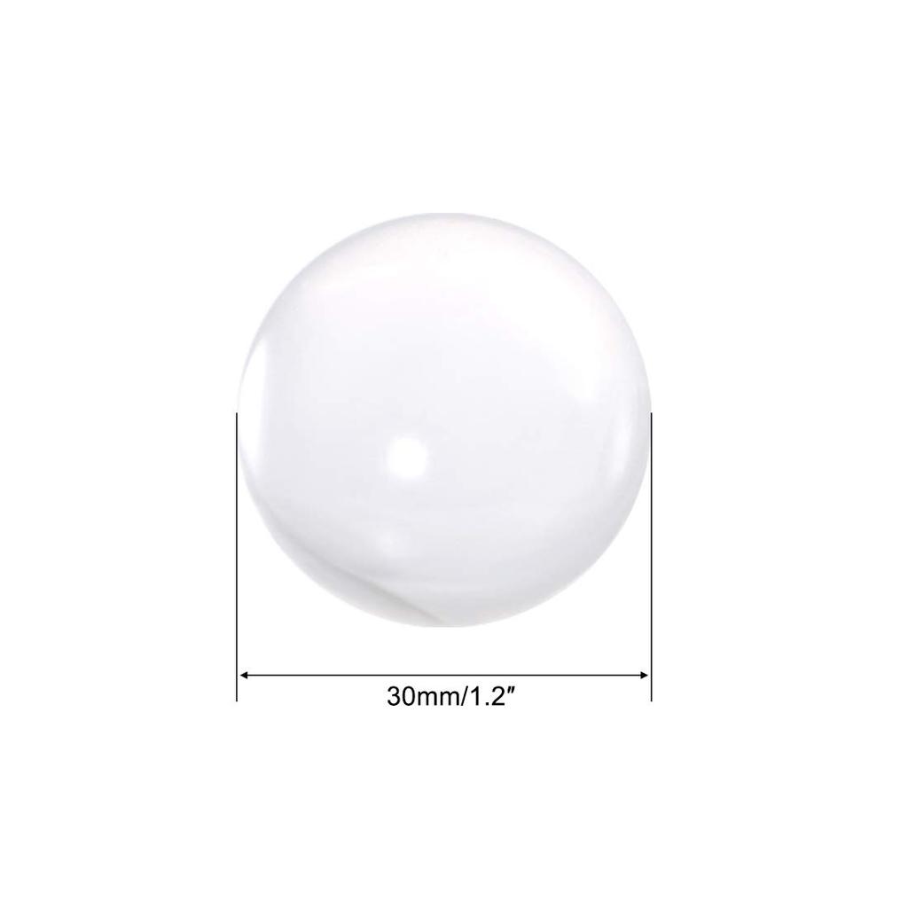 uxcell Acrylic Balls, Acrylic Contact Juggling Balls, Clear, 30mm Diameter, Pack of 5