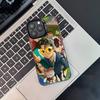 Anime Dandadan Phone Case For iPhone 17,16,15,14,13,12,11,Pro,XS,Max,Plus,Mini,SE Black Candy Matte Shockproof Cover