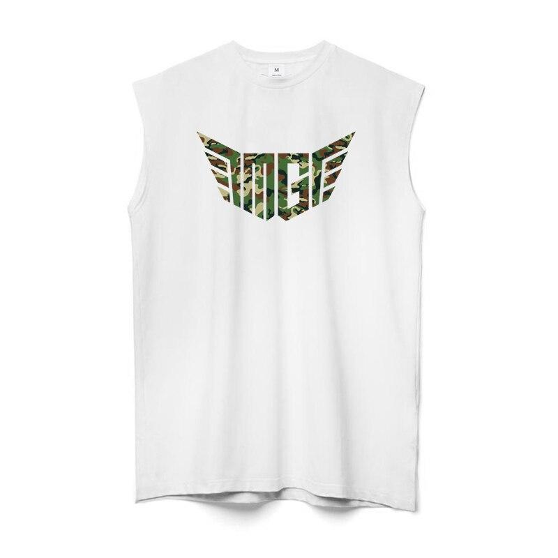 

Muscleguys Мужская модная футболка без рукавов для фитнеса, летняя сетчатая быстросохнущая спортивная майка для бега, тренировочная майка, 5 цветов XXL белый