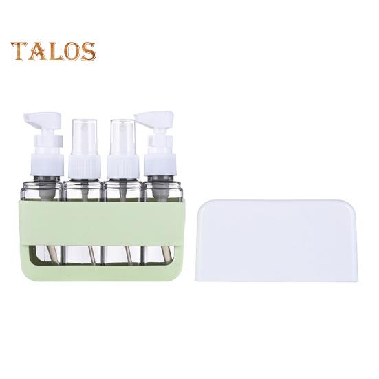 

4 шт./набор 50 мл дорожный многоразовый флакон портативный герметичный многоразовый лосьон шампунь косметический пресс-спрей диспенсер бутылка пустой контейнер для туалетных принадлежностей зелёный