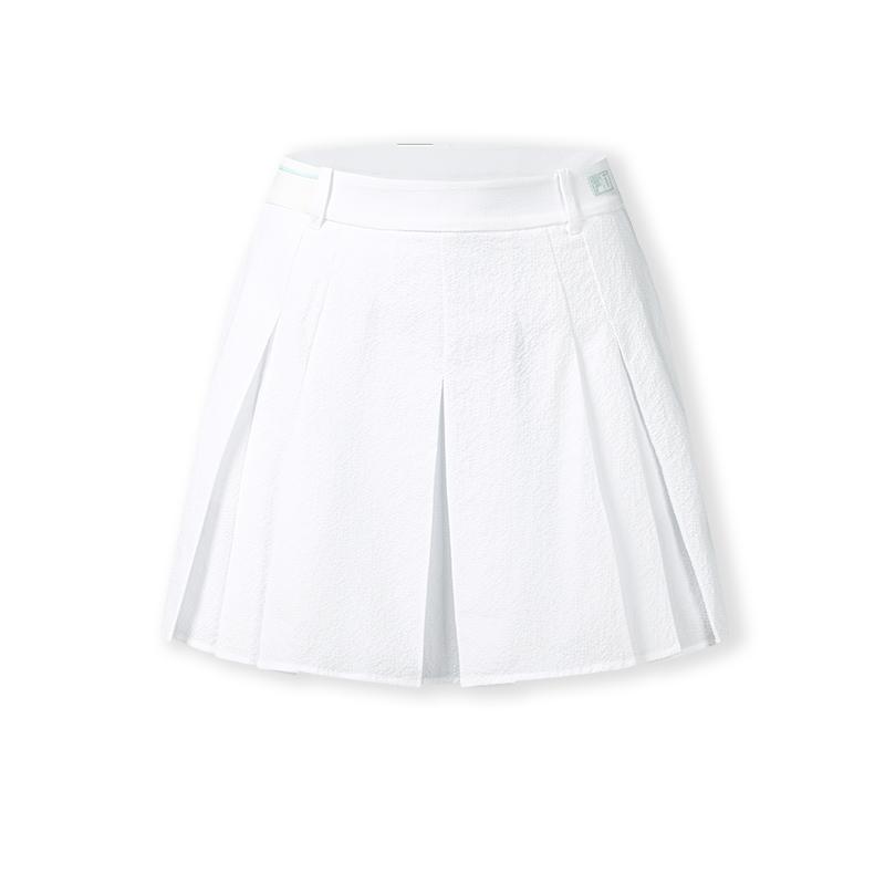 FILA Golf Series Fresh Simple Solid Color Comfortable Casual Skirt Women skirts A11W635313FWT