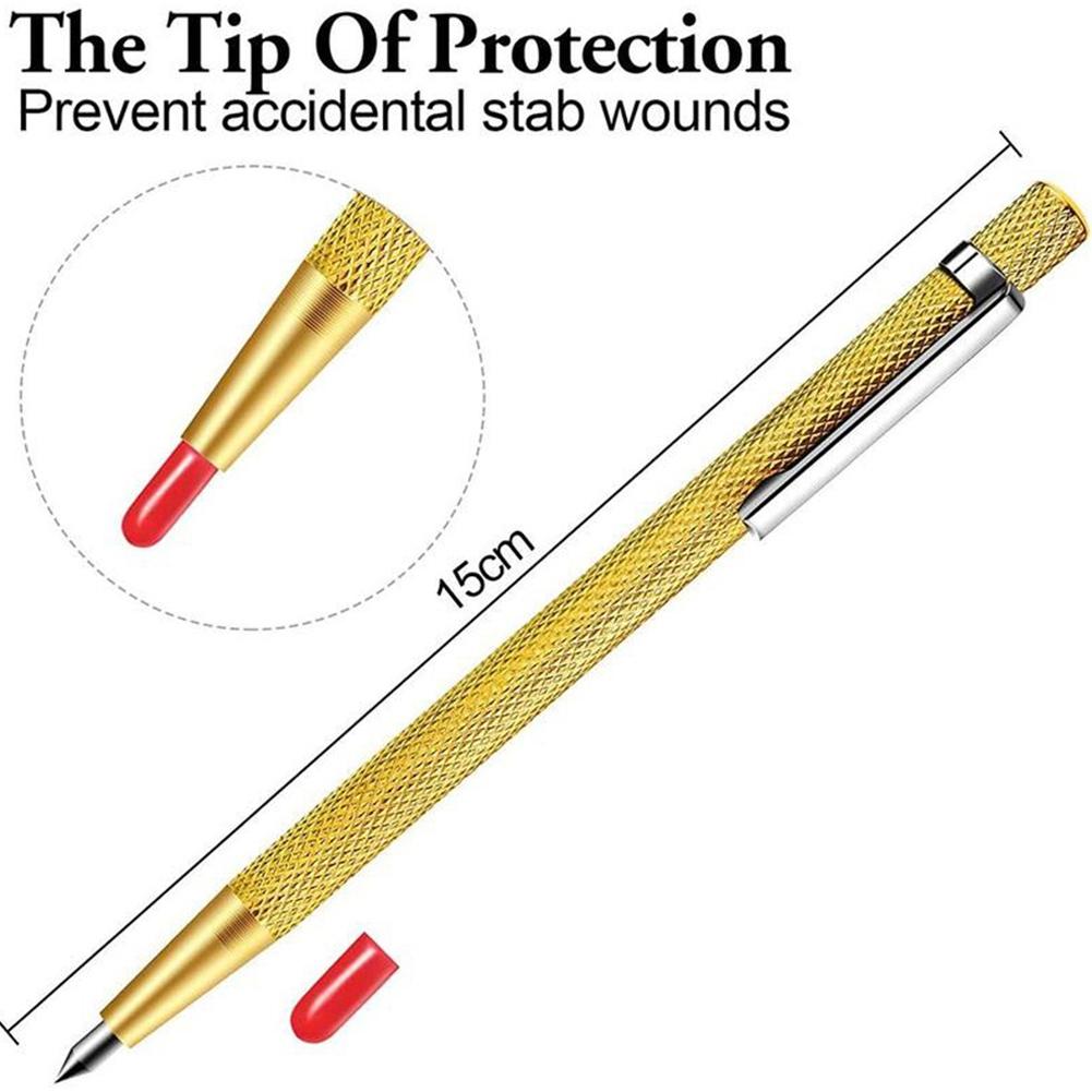 Superior Carbide Tip Scriber Pen for Glass Tiles Make Accurate and Marks