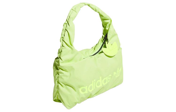 Adidas Originals Trefoil Polyurethane Cloud Bag, One Shoulder Handbag Regular Women's Bright Lemon IX5256