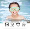 Kinder Schwimmbrille Großrahmen Antibeschlag Wasserdicht PC-Linse Silikonband Bonbon-Grün Kinder Schwimmbrille Vision