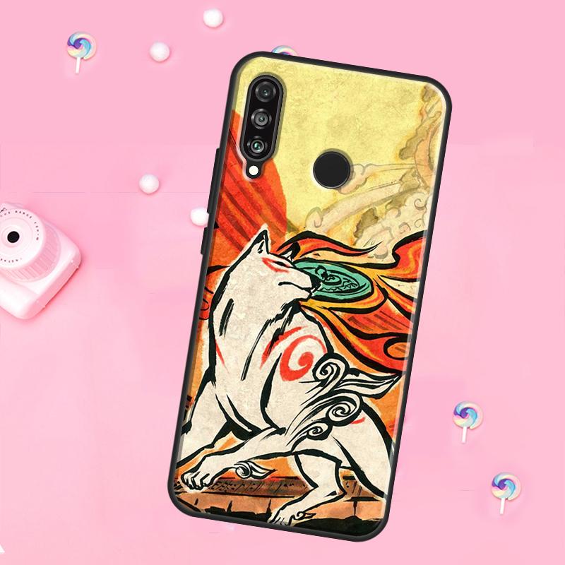 Japanischer Stil Fuchs Für Huawei Nova 12i 7i 8i 11i 12s Y73 Y70 Y90 Y60 Y72 Y61 Y91 9 10 SE P30 Pro P40 Lite Hülle