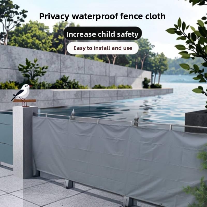 Balkon Oxford Sichtschutz Wasserdicht und Sonnenschutz Tuch Sichtschutzzaun Tägliche Nutzung