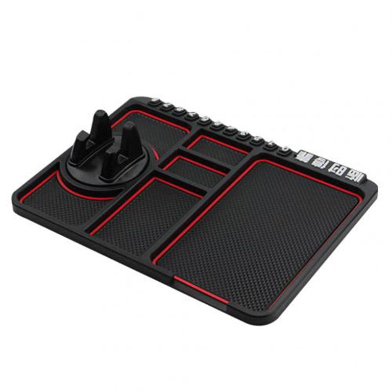 Multi-Functional Car Anti-Slip Mat Auto Phone Holder GPS Navigation Storage Cushion Car Interior Accessories Car Dashboard