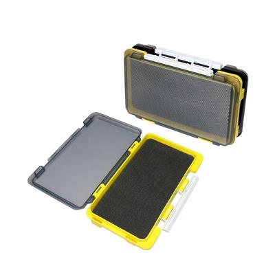 1Pcs פיתיון דיג פלסטיק נייד ספוג כרית פיתיון זבובים קופסות דיג ראש וו אחסון ארגונית ספינר כף פיתיון קרפיון כלי מקרה