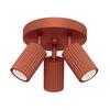 Reflector Koolstof 3 GU10 Oker Rood Aluminium Sollux Sl.1639