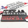 New 1pc 3D Metal Car Sticker Logo TEXAS EDITION Star Rear Trunk Badg Fender Side Emblem Decals For Chevy GMC SILVERADO SIERRA