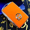 Drvfj6 First Layer Cowhide Car Key Cover for Volvo XC40 XC60 XC90 S60 S90 Keycase Key Shell Protector Buckle Bag Replacement