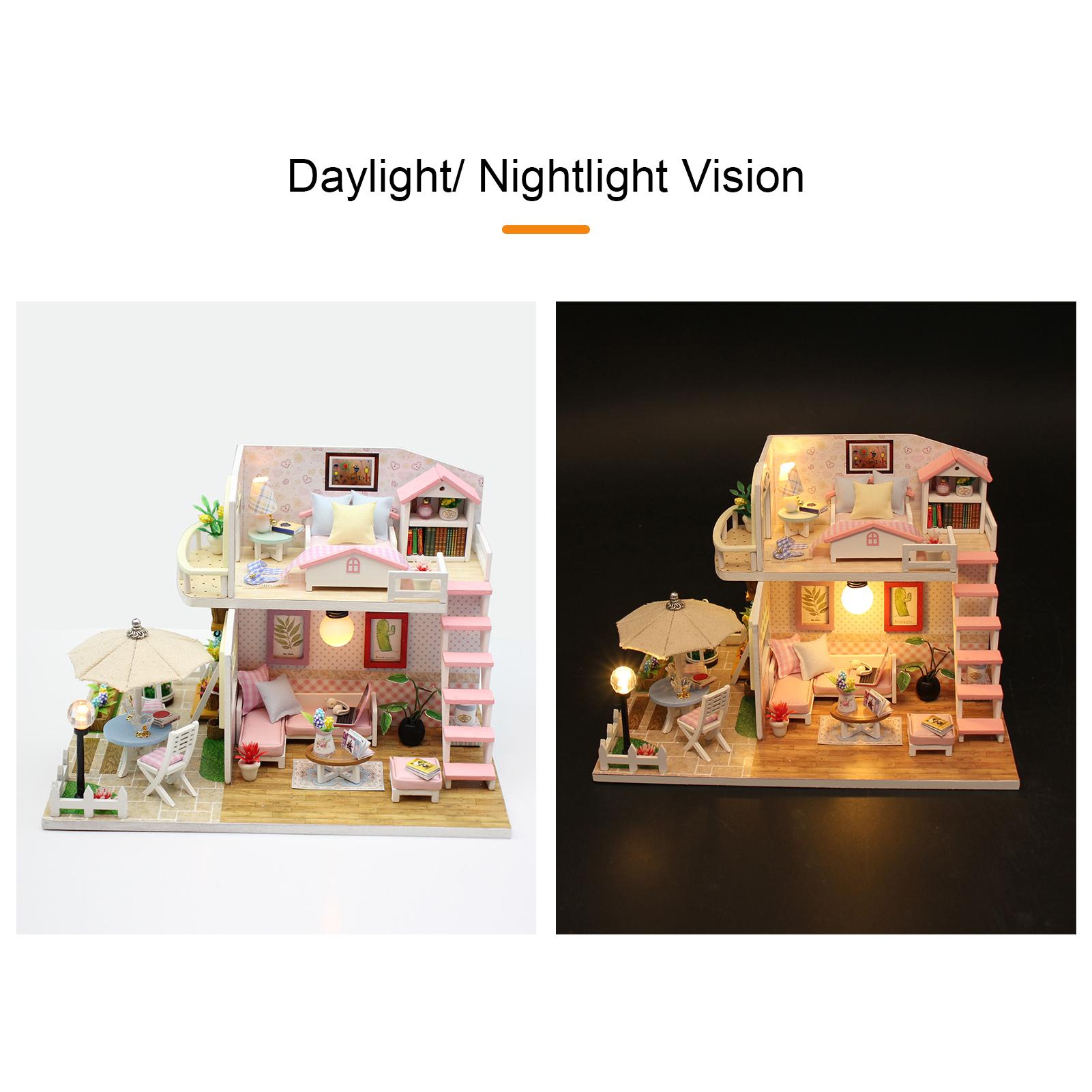 Кукольный домик Миниатюрный деревянный кукольный домик своими руками с мебелью — фото 6