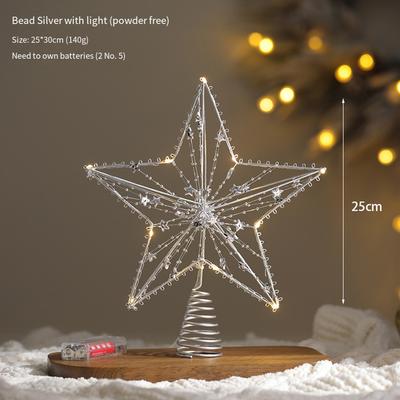 Christmas Tree Top Star Festive Tree Decoration Handcrafted Tree Topper