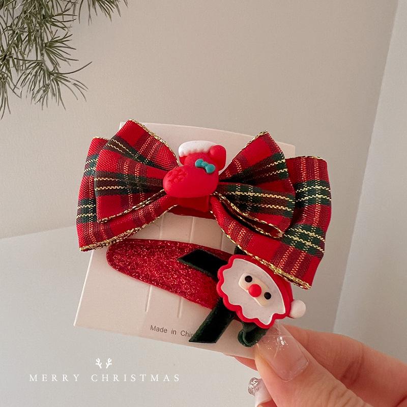 Women's Christmas Headband Plush Hat Hair Accessories for Photos