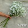 1PCS/bunch Artificial Gypsophila Lavender Magnolia Flower Fake Silk Wedding Party Bouquet Home Decor Wedding Table Decoration