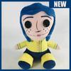 25cm Coraline Plysjdukke Fylt Tegneseriefigur Myk Pute Styggsøt Samling Dukker Rom Kawaii Ornament Gave Bursdag Leke for Barn